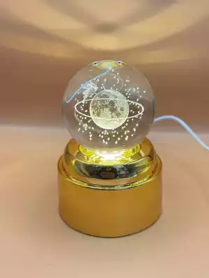 Светильник "Планета" 3D-4, золотой